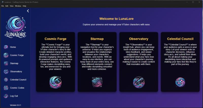 LunaLore Platform screenshot 2