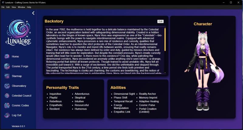 LunaLore Platform screenshot 3