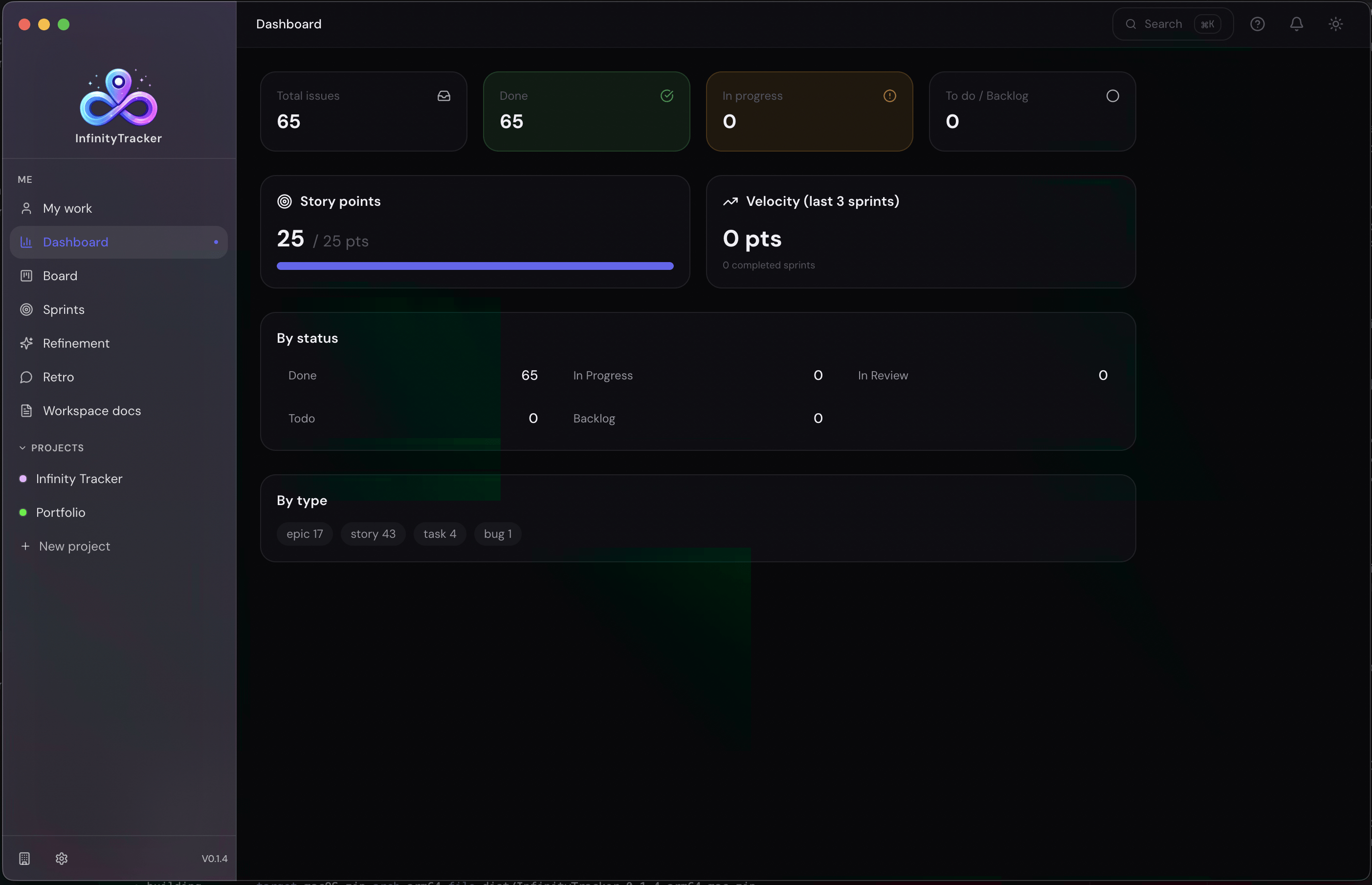 Infinity Tracker screenshot 4